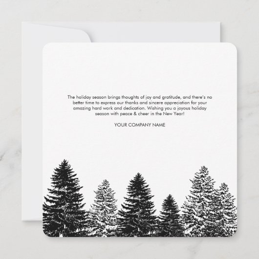 Pijn Tree Holiday Corporate Business QR Code (Achterkant)