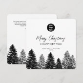 Pijn Tree Holiday Corporate Business QR Code Logo (Voorkant / Achterkant)