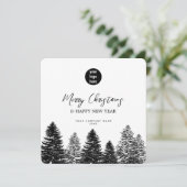 Pijn Tree Holiday Corporate Business QR Code Logo (Staand voorkant)