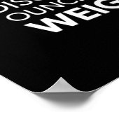 Pijn van discipline versus spijt - Succesvolle mot Poster (Hoek)