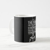 Pijn vandaag, kracht morgen koffiemok (Voorkant links)