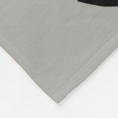 PIJN VERLICHTEN - ZWARTE letters, griepbundel Fleece Deken (Hoek)