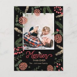 Pijnappel | Ansichtkaart | Kerst Foto Kaart