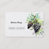 Pijnappel visitekaartje (Voorkant)