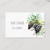 Pijnappel visitekaartje (Voorkant)