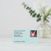 Pijnbestrijding Orthopedisch Medisch Visitekaartje (Staand voorkant)