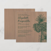 pijnbomen — Bridal Shower-uitvindingen Kaart (Voorkant / Achterkant)