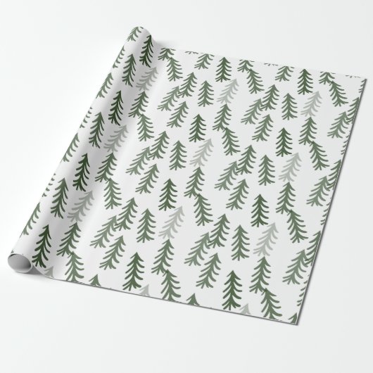 Pijnbomen Cadeaupapier (Uitgerold)