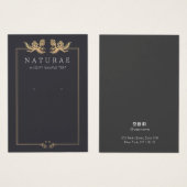  pijnbomen die juwelen vertonen visitekaartje (Voorkant /achterkant)