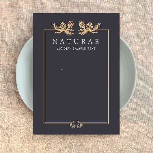  pijnbomen die juwelen vertonen visitekaartje