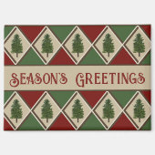 Pijnbomen en Harlekijnmagneet Magneet (Voorkant)