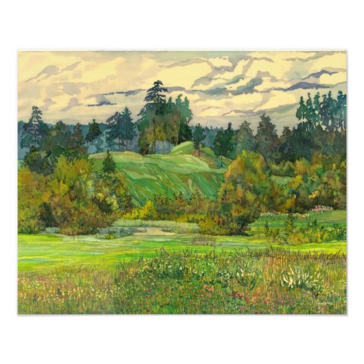 Pijnbomen Foto Afdruk (Voorkant)