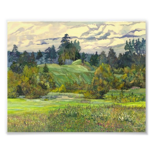 Pijnbomen Foto Afdruk (Voorkant)