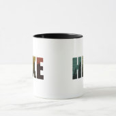 Pijnbomen in de bossen wandelen  mok (Midden)