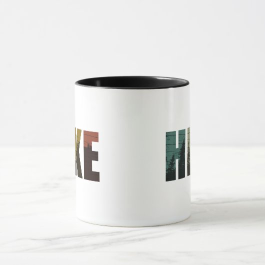 Pijnbomen in de bossen wandelen mok (Midden)