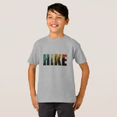 Pijnbomen in de bossen wandelen  t-shirt (Voorkant volledig)