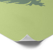 pijnbomen in een bos poster (Hoek)