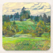 Pijnbomen Kartonnen Onderzetters (Voorkant)