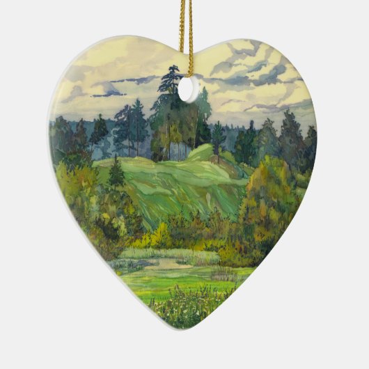 Pijnbomen Keramisch Ornament (Rechts)