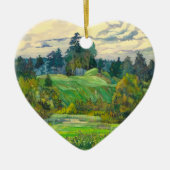 Pijnbomen Keramisch Ornament (Voorkant)