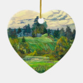 Pijnbomen Keramisch Ornament (Achterkant)