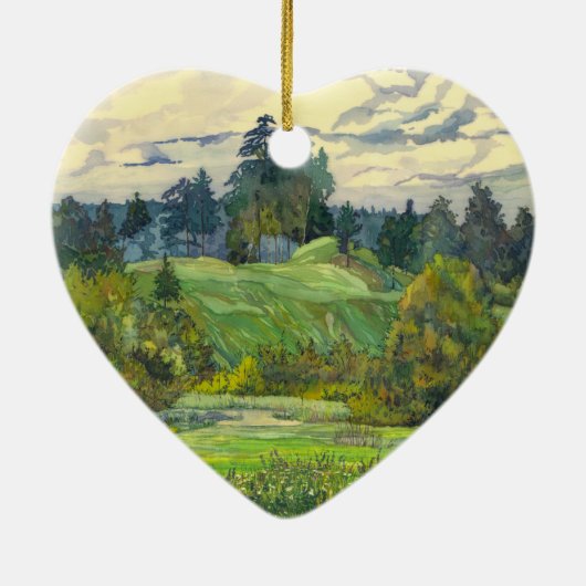 Pijnbomen Keramisch Ornament (Achterkant)