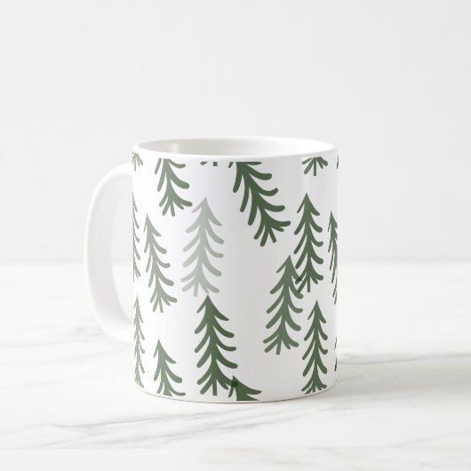 Pijnbomen Koffiemok (Voorkant links)