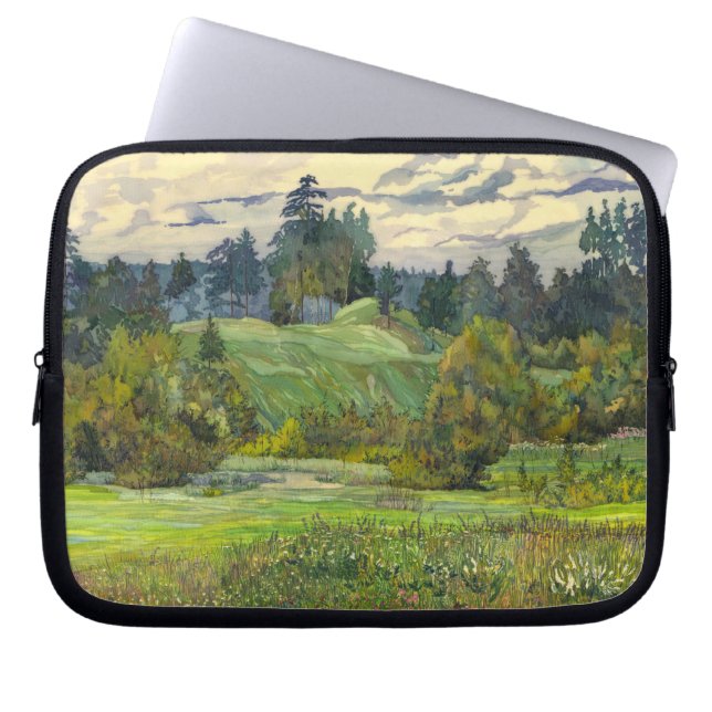 Pijnbomen Laptop Sleeve (Voorkant)