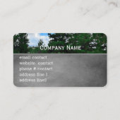 Pijnbomen natuur kunstlandschap buitenshuis visitekaartje (Achterkant)