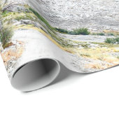 PIJNBOMEN NEAR MOUNTAIN DEKT MET SNEEUW CADEAUPAPIER (Rol Hoek)