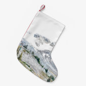 PIJNBOMEN NEAR MOUNTAIN DEKT MET SNEEUW KLEINE KERSTSOK (Voorkant (Hangend))