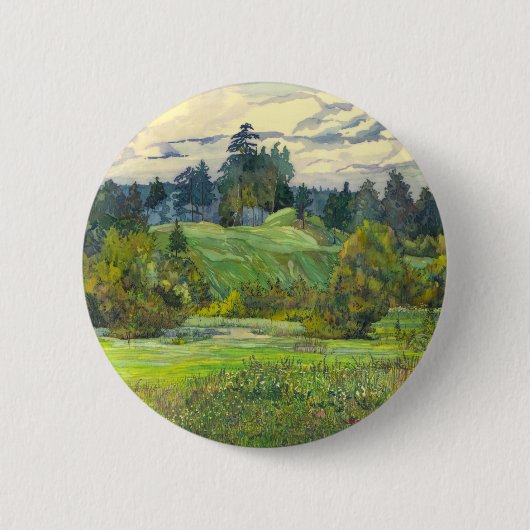 Pijnbomen Ronde Button 5,7 Cm (Voorkant)