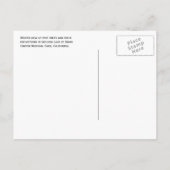 Pijnbomen, Sneeuw, Sequoia Lake, Kings Canyon NP Briefkaart (Achterkant)