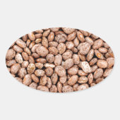 Pijnbonen Ovale Sticker (Voorkant)