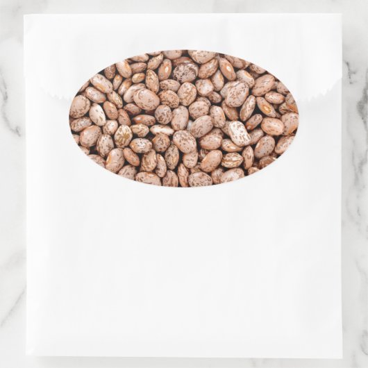 Pijnbonen Ovale Sticker (Tas)