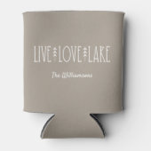 Pijnboom bij lade bij Lake House Quote Personalize Blikjeskoeler (Voorkant)