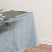 Pijnboom in sneeuwtafellade tafelkleed (Voorbeeld)