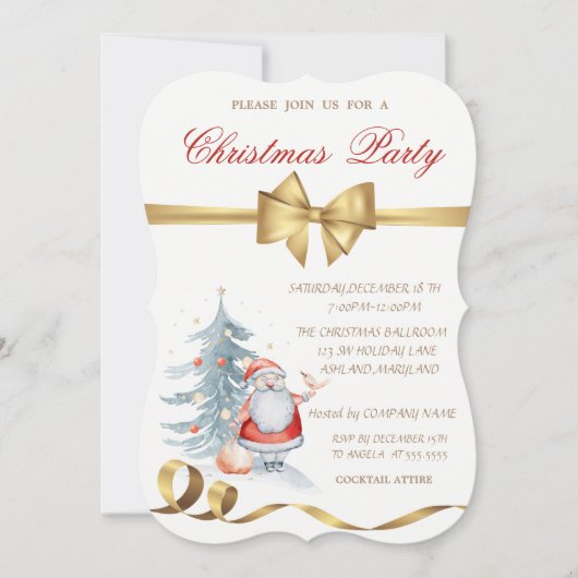 Pijnboom, kerstmis kaart (Voorkant)