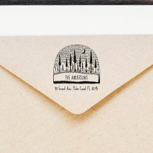 Pijnboom Landschap Handgetekend Familie Retouradre