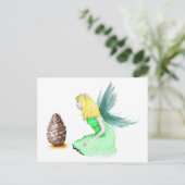 Pijnboom Melk met pijnboomkuit Briefkaart (Staand voorkant)