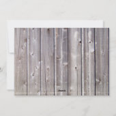 Pijnboom met kardinaal rustieke kerstfoto feestdagenkaart (Achterkant)