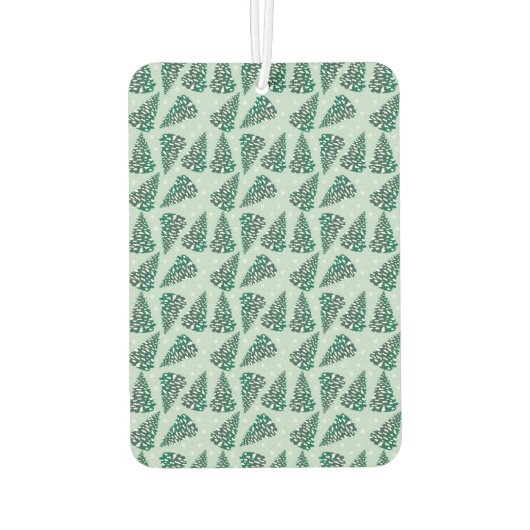 Pijnboom met neusschilfers Patroongroen wit Luchtverfrisser (Achterkant)