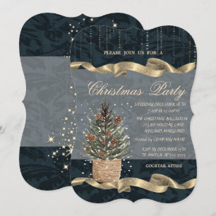 Pijnboom, pine-kegels, sneeuwkerst kaart