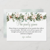 Pijnboom Winter Bruidsmeisje Borrel De luipaard sp Kaart (Voorkant / Achterkant)