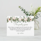 Pijnboom Winter Bruidsuitnodiging De onderbroek sp Kaart (Staand voorkant)