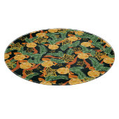 Pijnboombladeren, sterren: feestelijk patroon snijplank (Hoek)