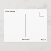 Pijnboombos bedekt met sneeuwplateau Kroatië Briefkaart (Achterkant)