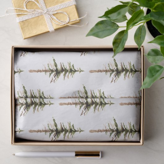 Pijnboombos Bosboompapier Tissuepapier (Geschenk)