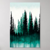 Pijnboombos Poster (Voorkant)