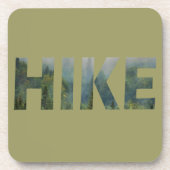 Pijnboombos wandeltocht logo bier onderzetter (Voorkant)